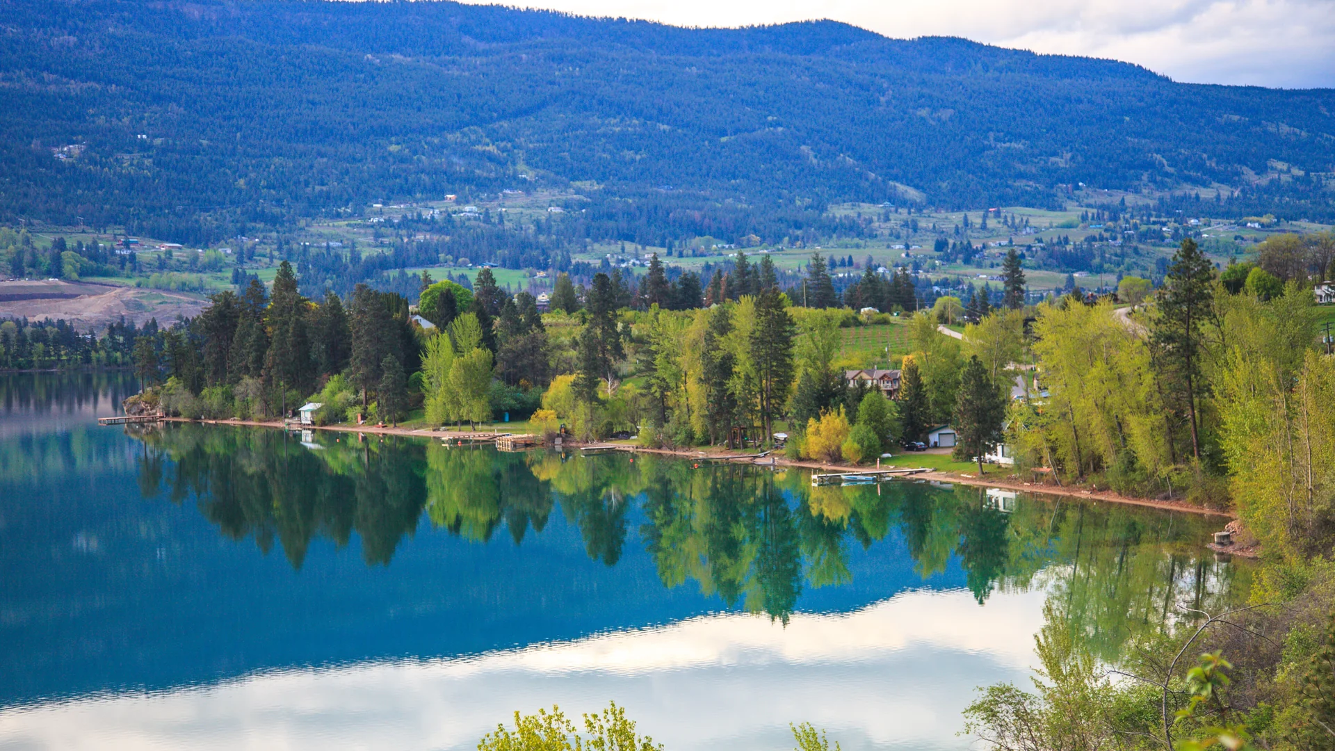 Roofing project in Coldstream BC overlooking Kalamalka Lake
